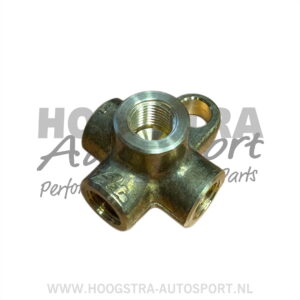 T-Stukje remkruisje 4 gaats M10x1.0