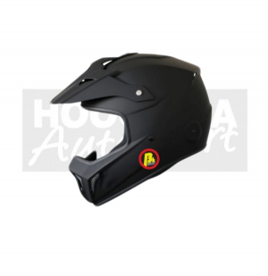 Crosshelm Fiberglass Beltenick FIA Zwart