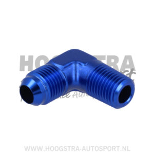 Aluminium adapter male 90° D03 - 1/8" NPT