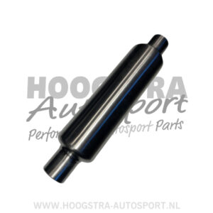 RVS Uitlaat Demper 63,5mm x 510mm