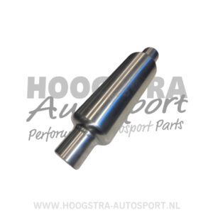 RVS Uitlaat Demper 63,5mm x 430mm