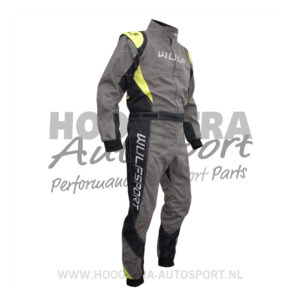 Brandvertragende Overall Wulf ZWART-GRIJS-GEEL