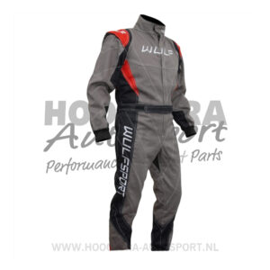 Brandvertragende Overall Wulf Grijs/Rood,Zwart