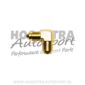 Wilwood verloop verbinder haaks 1/8 > D3