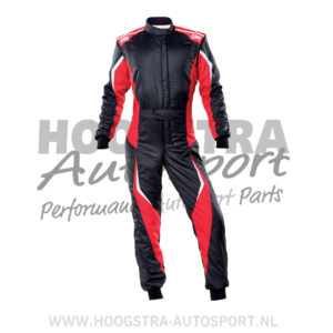 OMP Tecnica Evo Overall Zwart/Rood