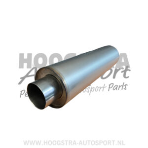 Uitlaat demper Rond RVS 63 mm