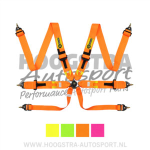 Beltenick FIA Gordel 6 punts Neon (3+3)